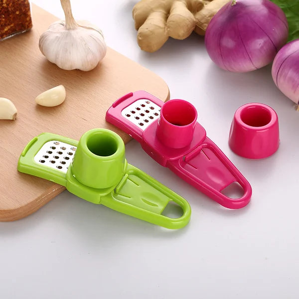 🧄 Multifunctional Garlic Grinder | Effortless No-Chop Mincer for Fresh Garlic, Ginger & Herbs in Seconds