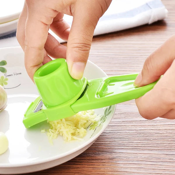 🧄 Multifunctional Garlic Grinder | Effortless No-Chop Mincer for Fresh Garlic, Ginger & Herbs in Seconds