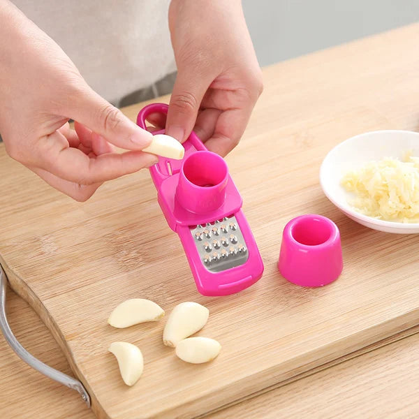 🧄 Multifunctional Garlic Grinder | Effortless No-Chop Mincer for Fresh Garlic, Ginger & Herbs in Seconds