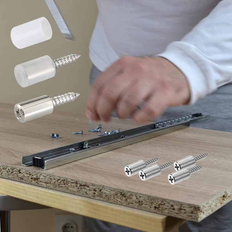 📢📢50% OFF !! ⏰🔩 Self-tapping Screws Cabinet Laminate Support