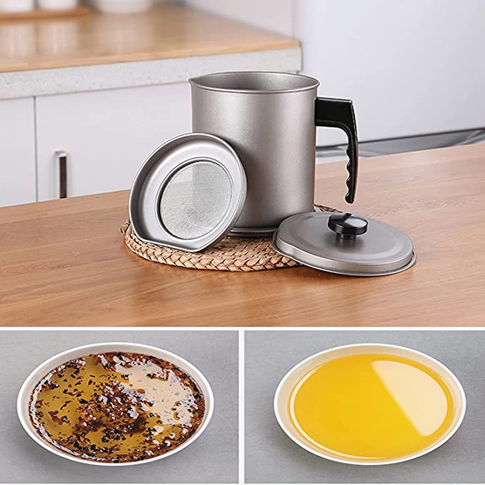 📢📢50% OFF !! ⏰304 Stainless Steel Kitchen Oil Jar 🌟