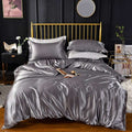 📢📢40% OFF !! ⏰25 Momme Luxury Pure Mulberry Silk Bedding Set of 4（1x Quilt Cover + 1x Bedsheet + 2x Pillowcases）