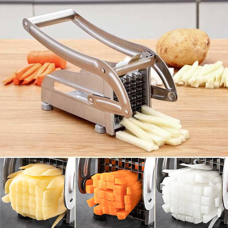 ⏰Limited Time Gift: Buy Now & Get a FREE Garlic Peeler! | 🔥Potato & Cucumber Slicer