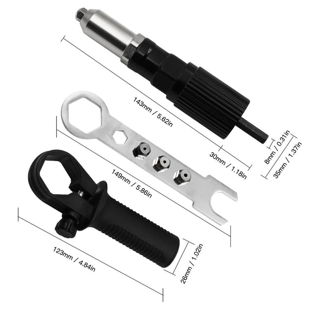 📢📢50% OFF !! ⏰Pneumatic Core-pulling Electric Drill Rivet Machine