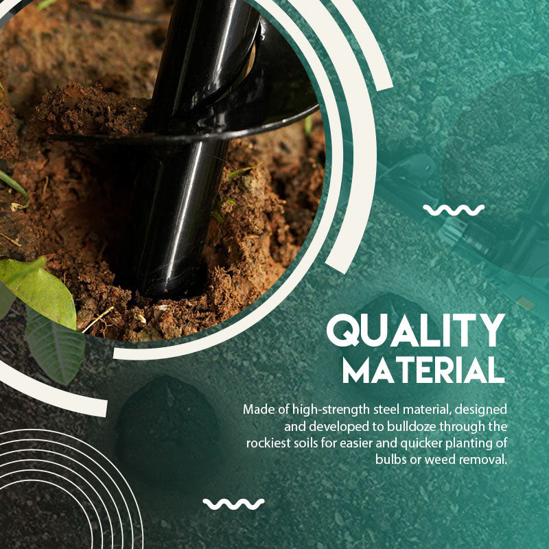 📢📢50% OFF !! ⏰Spiral Drill for Planting – Ready in 30 Seconds ⏱️🌿