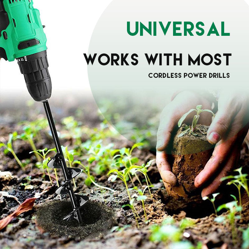 📢📢50% OFF !! ⏰Spiral Drill for Planting – Ready in 30 Seconds ⏱️🌿