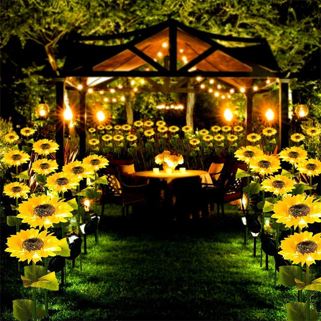 🔥 Hot sale 30% OFF🔥 Sunflower Solar Lights – Glowing Decor for Garden