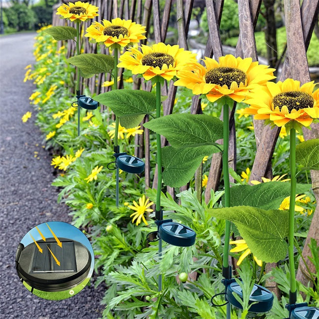 🔥 Hot sale 30% OFF🔥 Sunflower Solar Lights – Glowing Decor for Garden