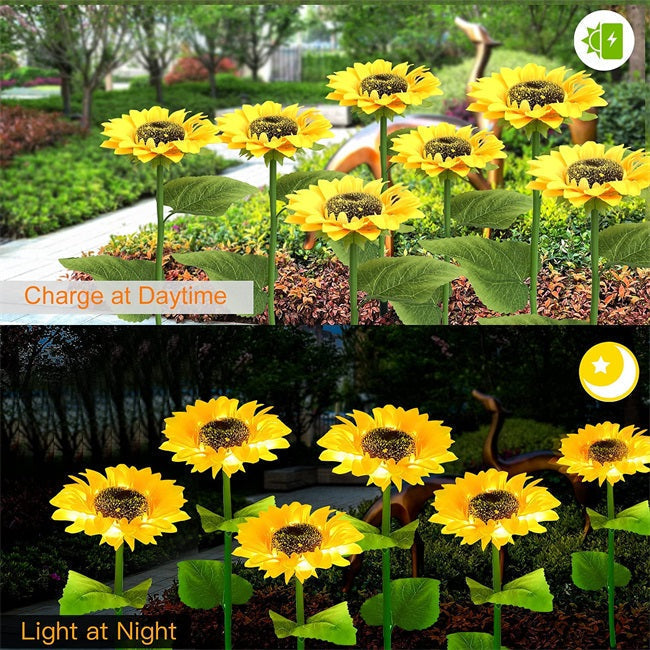 🔥 Hot sale 30% OFF🔥 Sunflower Solar Lights – Glowing Decor for Garden