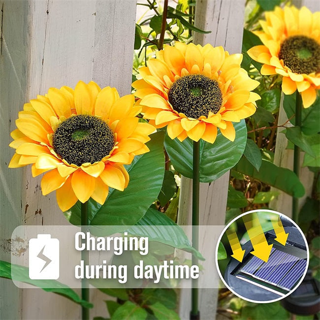 🔥 Hot sale 30% OFF🔥 Sunflower Solar Lights – Glowing Decor for Garden