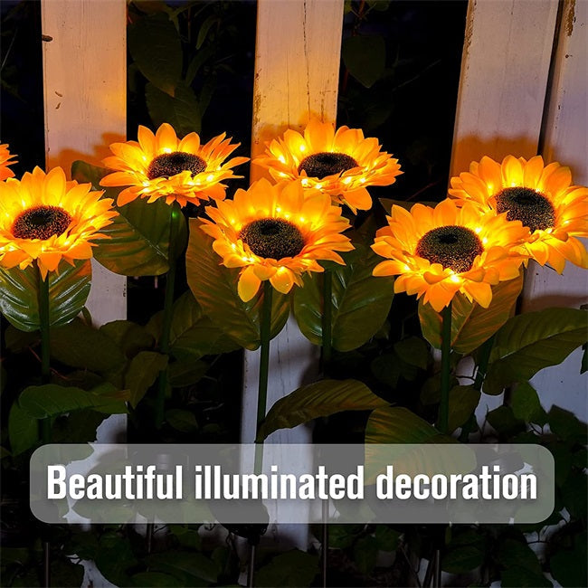 🔥 Hot sale 30% OFF🔥 Sunflower Solar Lights – Glowing Decor for Garden