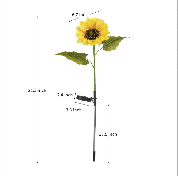 🔥 Hot sale 30% OFF🔥 Sunflower Solar Lights – Glowing Decor for Garden
