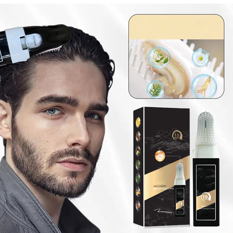 🔥Portable Safe Hair Dye Comb & Shampoo