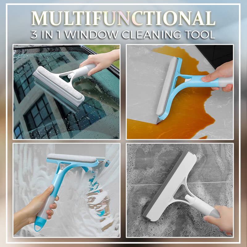 🧼 50% OFF NOW! 💧 3 in 1 Window Cleaning Tool – Spray, Scrub & Wipe, Streak-Free, Multi-Surface ✨