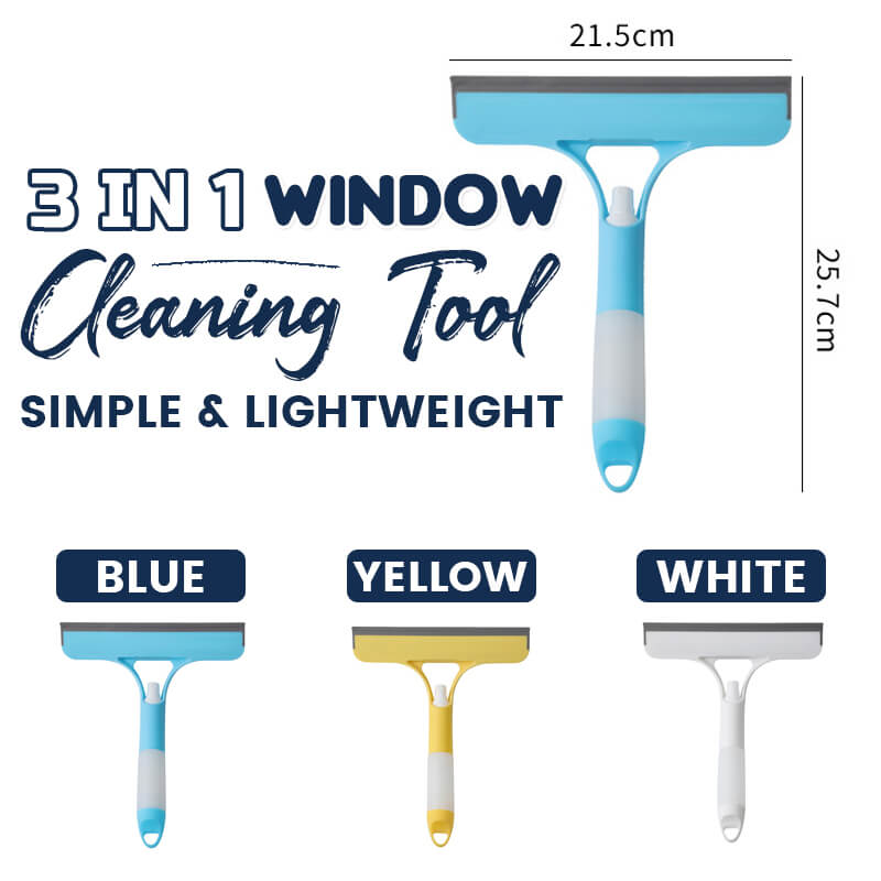 🧼 50% OFF NOW! 💧 3 in 1 Window Cleaning Tool – Spray, Scrub & Wipe, Streak-Free, Multi-Surface ✨
