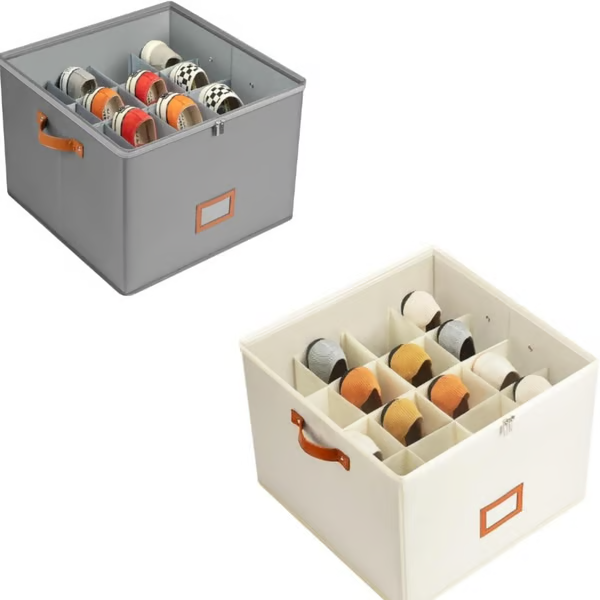 📢📢50% OFF !!⏰ 2026 Sale — Over 42,300 Sold!📦 Fabric Shoe Organizer Storage Box