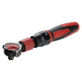 3/8 Drive Ratchet Wrench - 72T Steel Socket Wrench with Flexible Head & Reversible Switch
