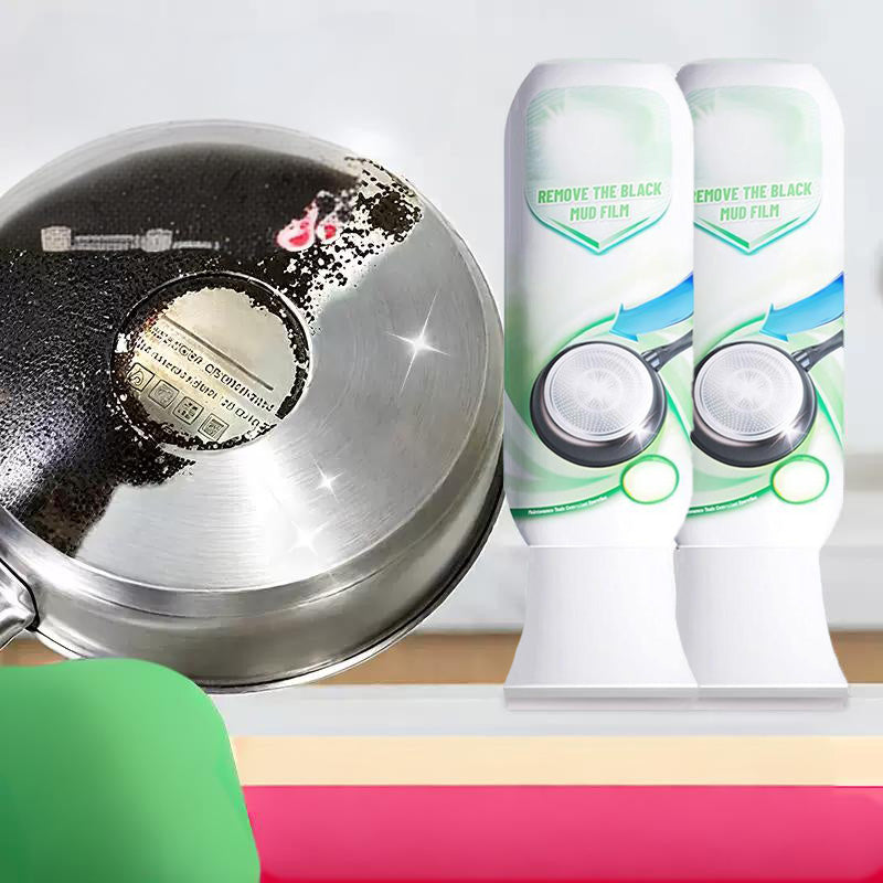 📢📢50% OFF !! ⏰🍳Non-Toxic Burnt Residue Mud Film, Dissolves Grease In 5 Mins