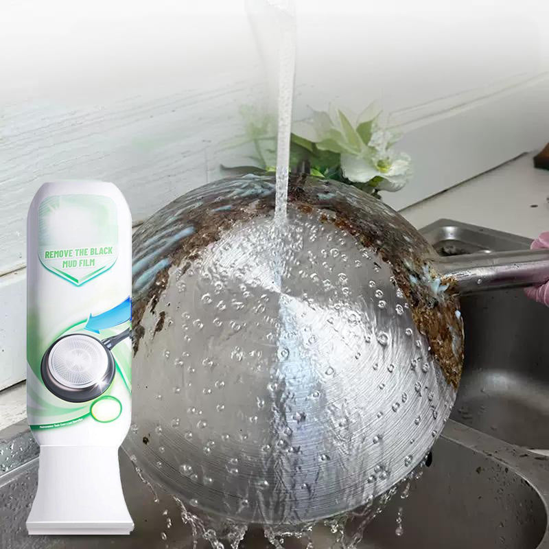 📢📢50% OFF !! ⏰🍳Non-Toxic Burnt Residue Mud Film, Dissolves Grease In 5 Mins