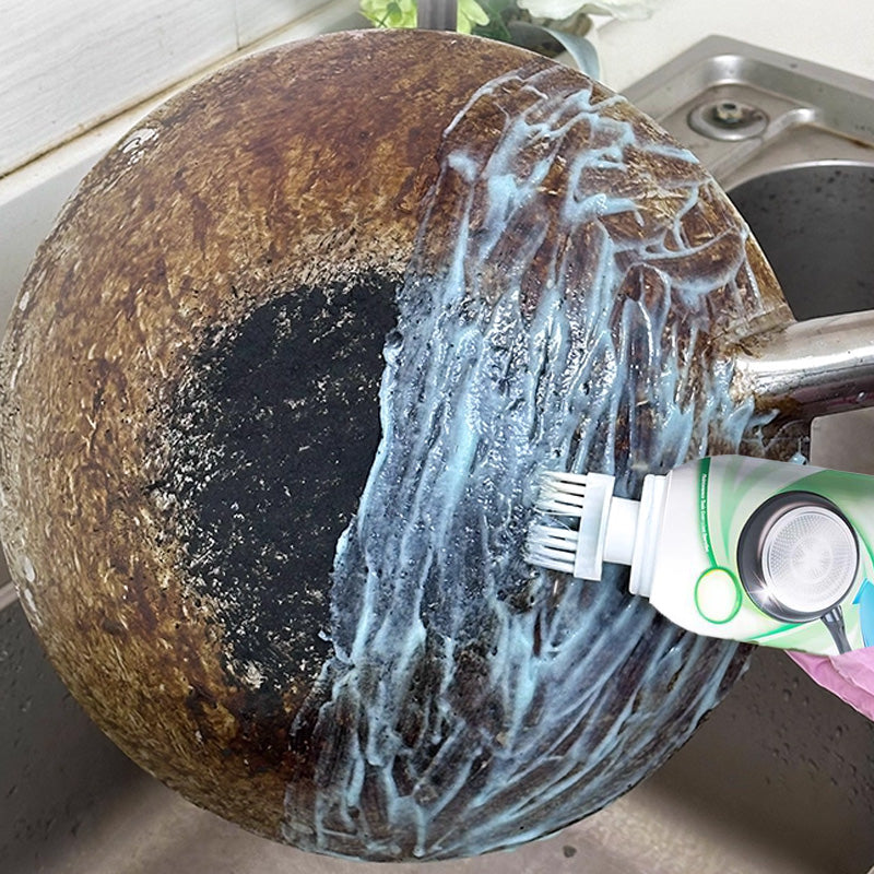 📢📢50% OFF !! ⏰🍳Non-Toxic Burnt Residue Mud Film, Dissolves Grease In 5 Mins