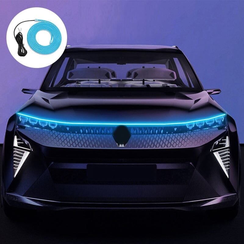 🔥【Dynamic Scan HoodBeam Kit】Light Up Your Hood With Hypnotic Smooth Scanning Effects! ✨🚗