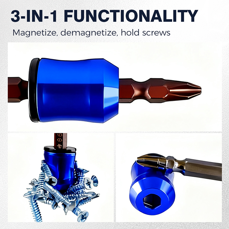 🔥While Supplies Last 40% OFF!🎉 3-in-1 Screwdriver Head Magnetic Ring