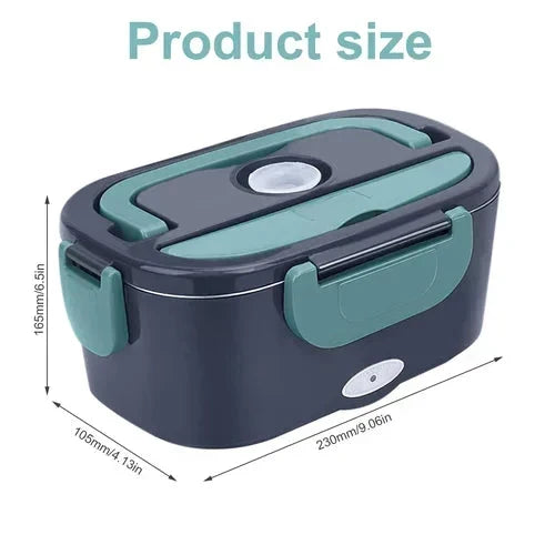 🍱 FLASH SALE: 50% OFF! 🔌 2-in-1 Portable Electric Lunch Box (60W) – Dual Voltage (12V/230V), 1.5L Stainless Steel & Fast Heating ✨