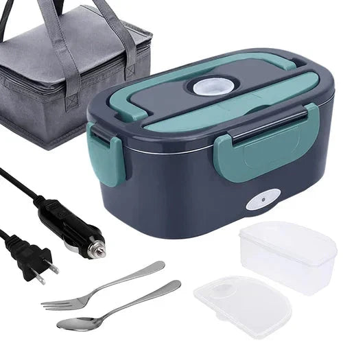 🍱 FLASH SALE: 50% OFF! 🔌 2-in-1 Portable Electric Lunch Box (60W) – Dual Voltage (12V/230V), 1.5L Stainless Steel & Fast Heating ✨