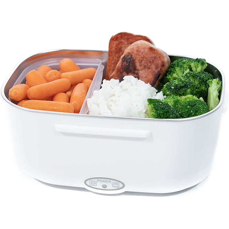 🍱 FLASH SALE: 50% OFF! 🔌 2-in-1 Portable Electric Lunch Box (60W) – Dual Voltage (12V/230V), 1.5L Stainless Steel & Fast Heating ✨