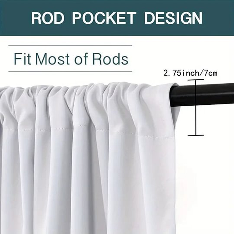 🎅Xmas Sales - 50% OFF🎄Christmas Window Curtains 2-Piece Set for Home Decor