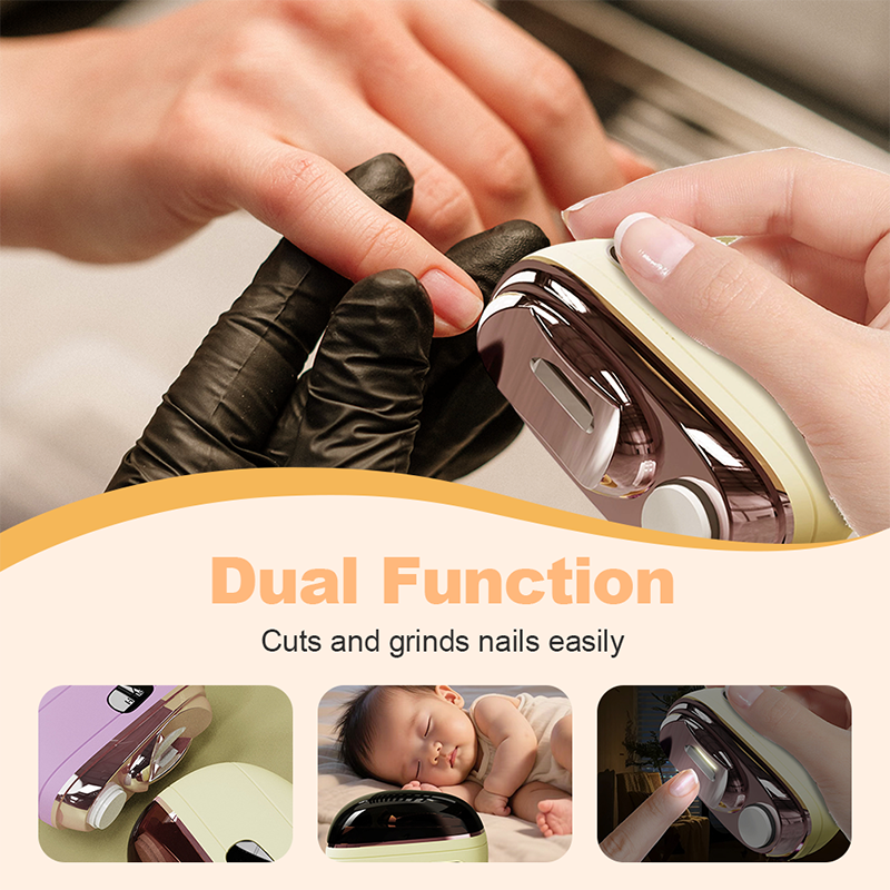 📢📢50% OFF !! ⏰TrimPro™ 2-in-1 Smart Electric Nail Trimmer & Polisher for All Ages 👨‍👩‍👧‍👦 – Blade-Free, Blood-Free & Stress-Free Nail Care! 💅