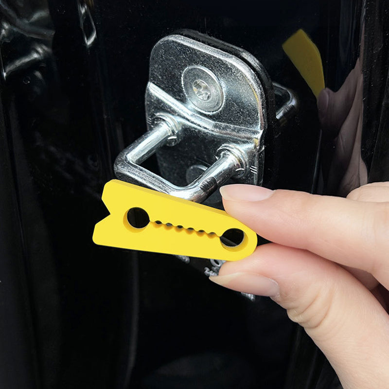 🚗 BUY 3 GET 5! ✨ Silicone Car Door Lock Damper Pads - Noise-Reducing Sealing with Self-Adhesive Design for Soft & Quiet Closing 🔇🧤