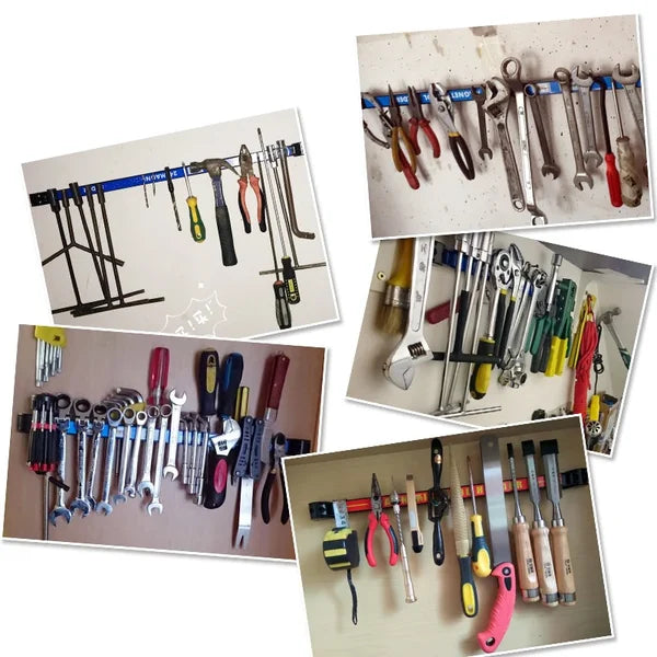 📢📢50% OFF !! ⏰ Powerful Magnetic Tool Holder - 30kg Load Capacity with Quick-Release Design for Workshop & Garage Organization 🛠️🔗