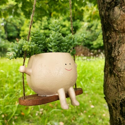 📢📢50% OFF !! ⏰💝Playful Round Planter