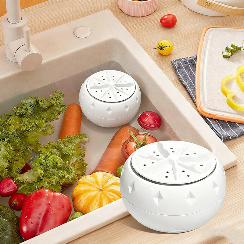 📢📢50% OFF !! ⏰Fruit and Vegetable Washing Machine– Removes Pesticides, BPA-Free & Easy-Clean Design 💧