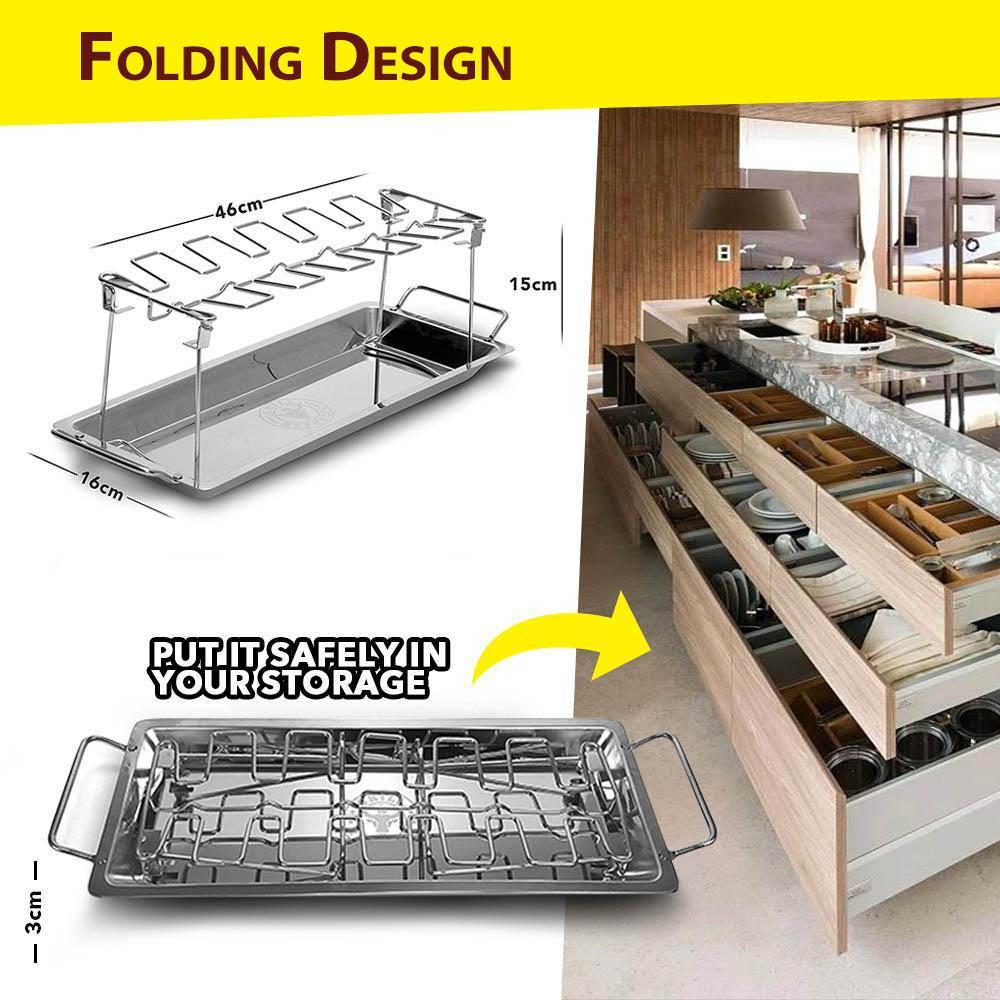 📢📢50% OFF !! ⏰Roasted Chicken Rack Holder