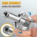 📢📢50% OFF !! ⏰⚙️High Pressure Dual Handle Grease Gun Coupler🛢️⛽