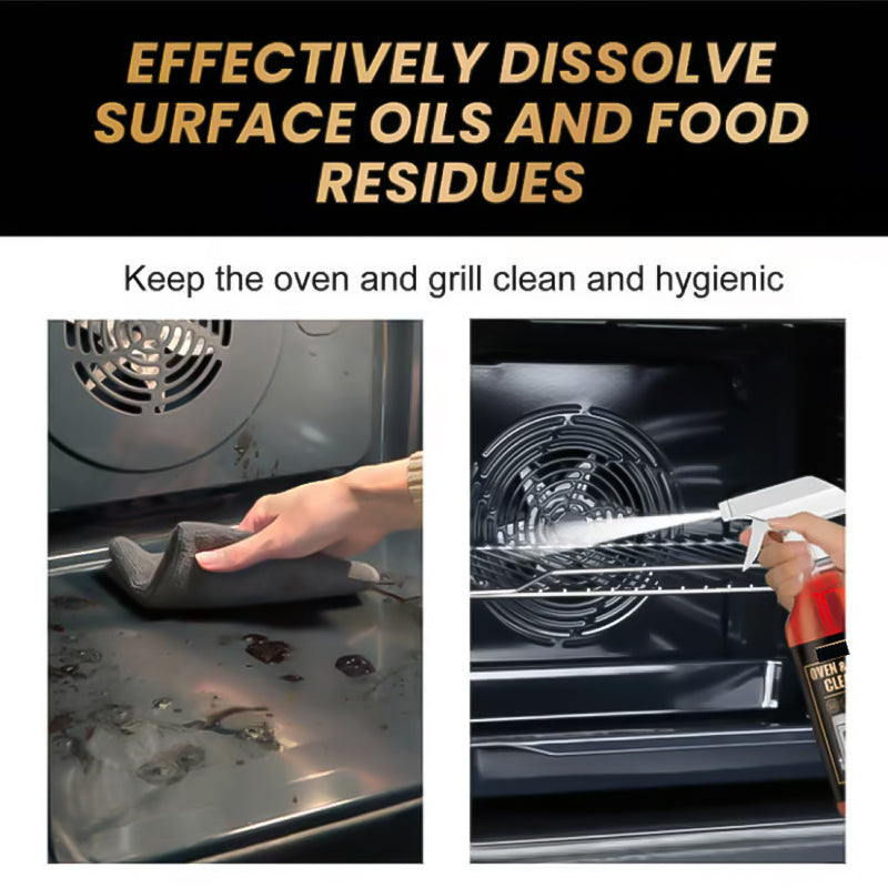 🧼50% OFF & BUY 2 GET 1 FREE!✨Oven & Grill Cleaner Spray –Dissolves Grease in 5 Mins, No Scrubbing & Eliminates Odors