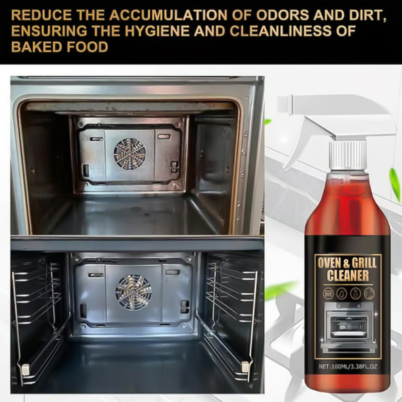 🧼50% OFF & BUY 2 GET 1 FREE!✨Oven & Grill Cleaner Spray –Dissolves Grease in 5 Mins, No Scrubbing & Eliminates Odors