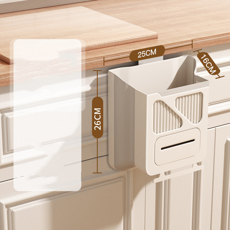 📢📢50% OFF !! ⏰Foldable Hanging Trash Can – Space Saving, Leak Proof & Easy to Clean🧼