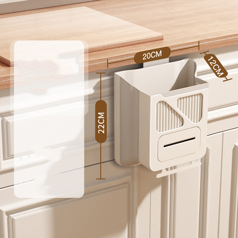 📢📢50% OFF !! ⏰Foldable Hanging Trash Can – Space Saving, Leak Proof & Easy to Clean🧼