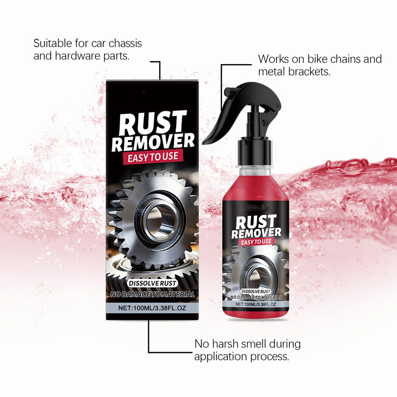 📢📢50% OFF !! ⏰Multi-Purpose Metal Rust Remover Spray – Dissolves rust quickly, prevents re-corrosion & safe for tools, auto parts or outdoor gear 🛠️