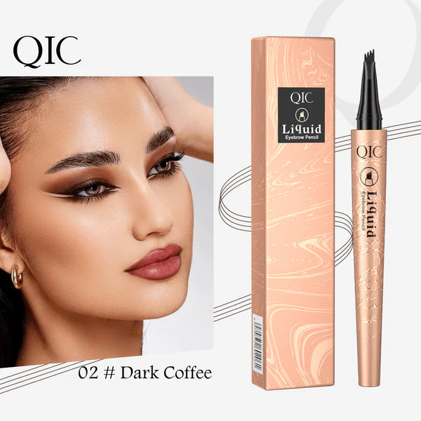 🔥 BUY 1 GET 1 FREE! 🔥 3D Microblading Eyebrow Pencil – 4-Prong Tip, Waterproof & Natural Hair-Like Strokes 🖌️
