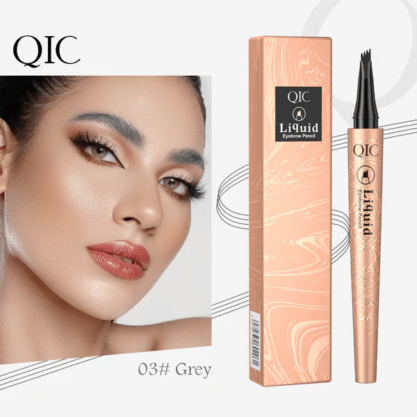 🔥 BUY 1 GET 1 FREE! 🔥 3D Microblading Eyebrow Pencil – 4-Prong Tip, Waterproof & Natural Hair-Like Strokes 🖌️