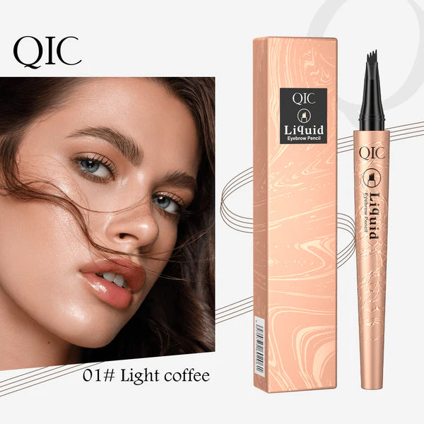 🔥 BUY 1 GET 1 FREE! 🔥 3D Microblading Eyebrow Pencil – 4-Prong Tip, Waterproof & Natural Hair-Like Strokes 🖌️