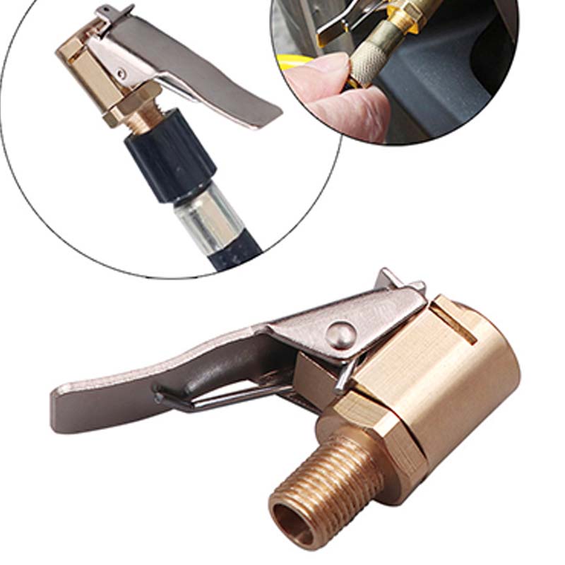 📢📢50% OFF !! & BUY 1 GET 1 FREE⏰Quick-Connect Tire Inflator Chuck Adapter – Universal fit & leak-proof – Fast, secure connection – perfect for air compressors or portable pumps 🚗✨