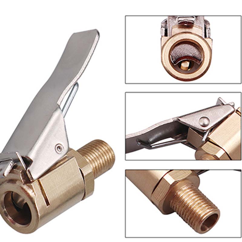 📢📢50% OFF !! & BUY 1 GET 1 FREE⏰Quick-Connect Tire Inflator Chuck Adapter – Universal fit & leak-proof – Fast, secure connection – perfect for air compressors or portable pumps 🚗✨