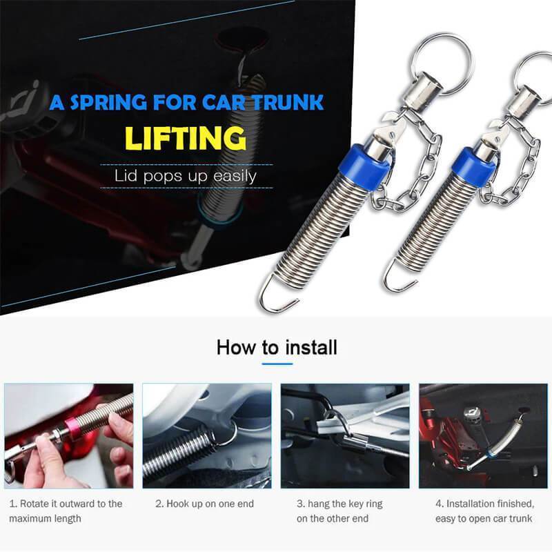💎 50% OFF NOW! 🚗 Trunk Spring Lifting Device – Hands-Free Open, Adjustable & Head-Safe for Sedans – Easy install & prevents sudden drops ✨