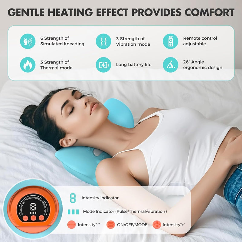 🔥Flash Sale&Free Shipping🔥 EMS Smart Neck Massage Pillow
