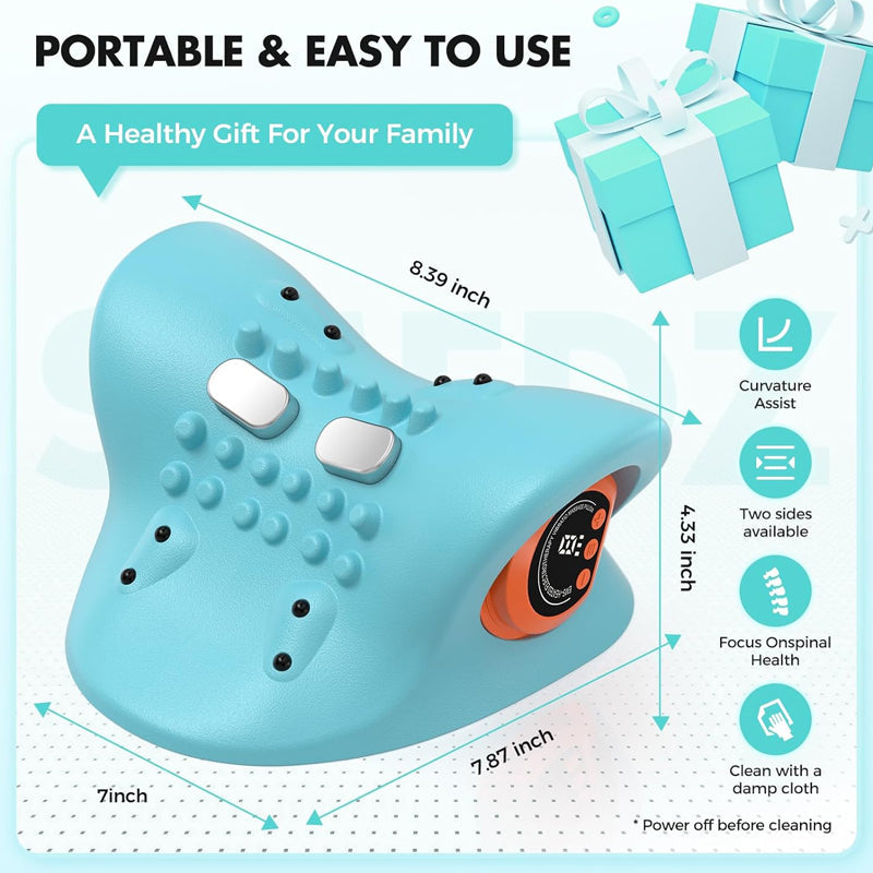 🔥Flash Sale&Free Shipping🔥 EMS Smart Neck Massage Pillow